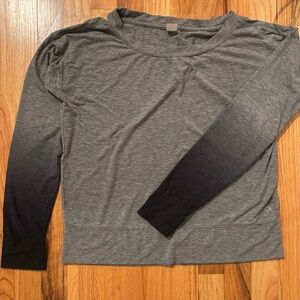 GAP Gray and Black Ombre Sweatshirt